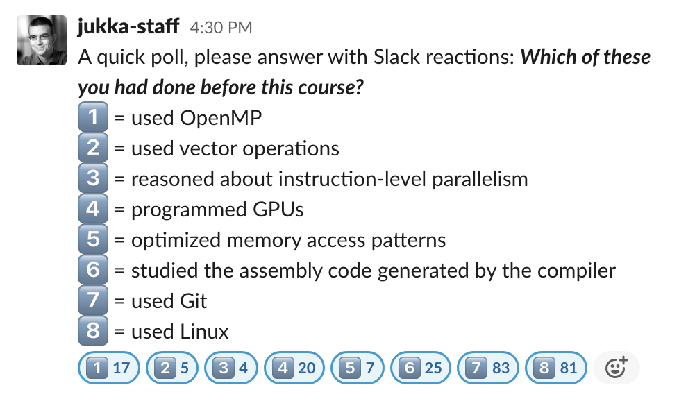 [Slack poll example]